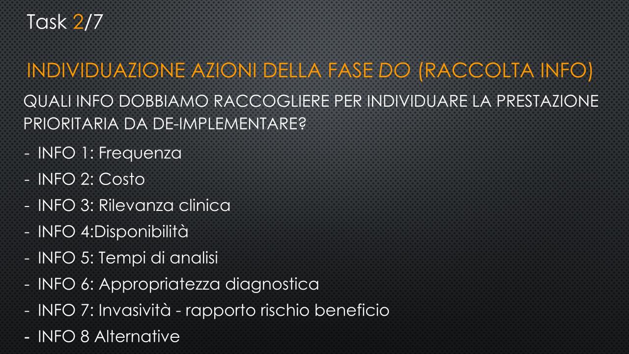 Gruppo1 Info da raccogliere